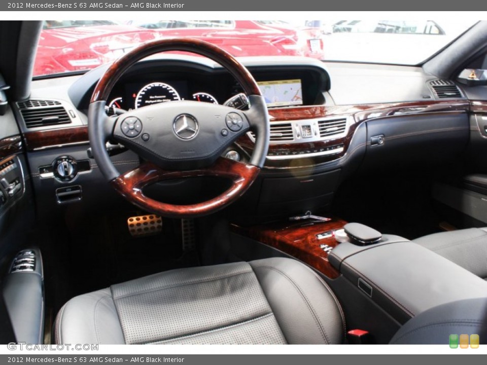 AMG Black Interior Dashboard for the 2012 Mercedes-Benz S 63 AMG Sedan #78930414
