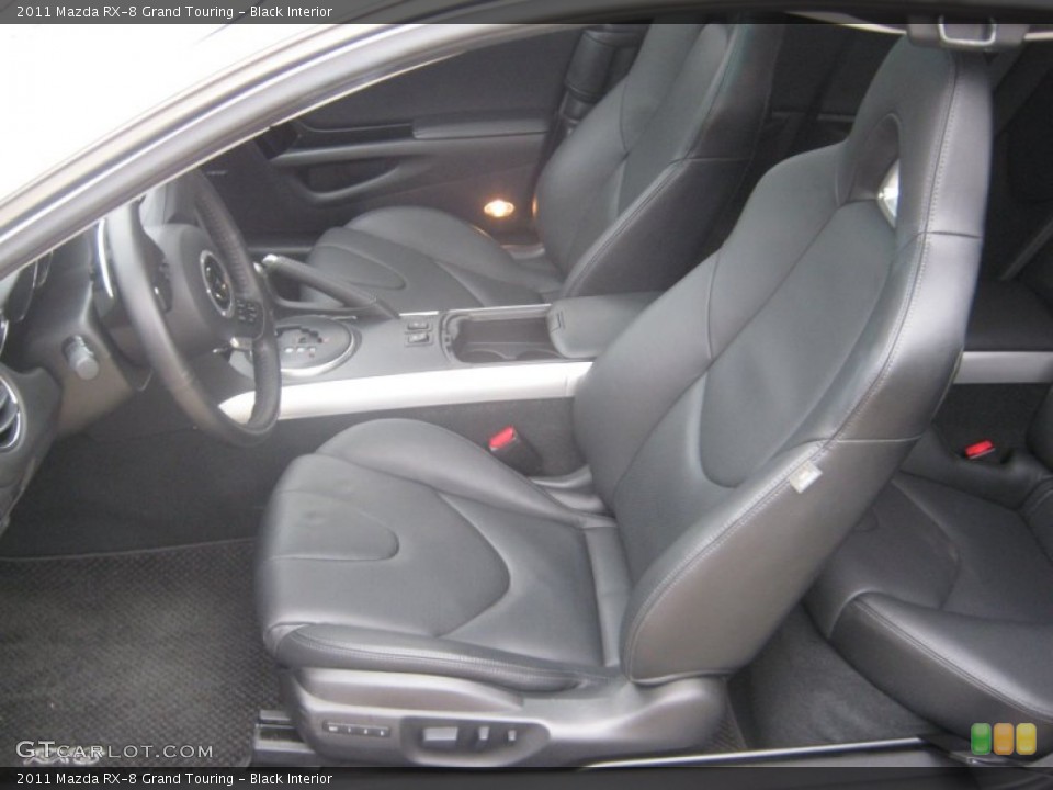 Black Interior Front Seat for the 2011 Mazda RX-8 Grand Touring #78932640
