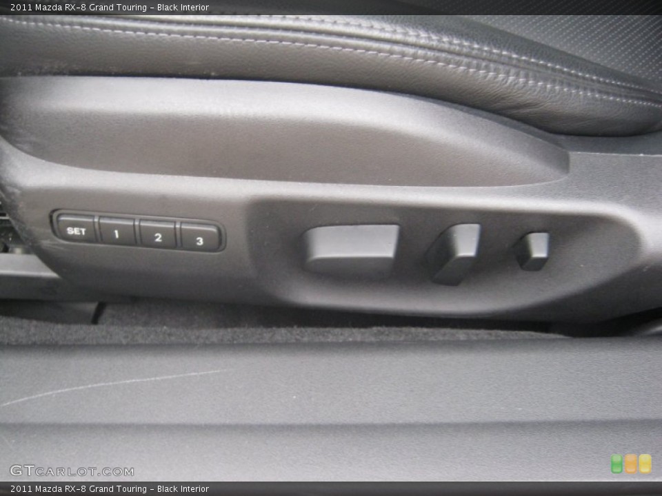 Black Interior Controls for the 2011 Mazda RX-8 Grand Touring #78932658