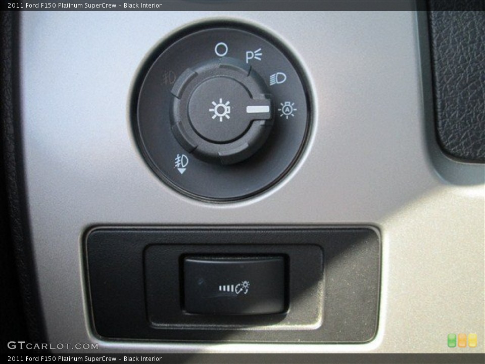 Black Interior Controls for the 2011 Ford F150 Platinum SuperCrew #78934930