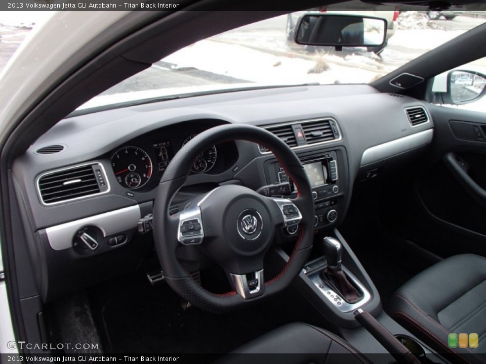 Titan Black Interior Dashboard for the 2013 Volkswagen Jetta GLI Autobahn #78936442
