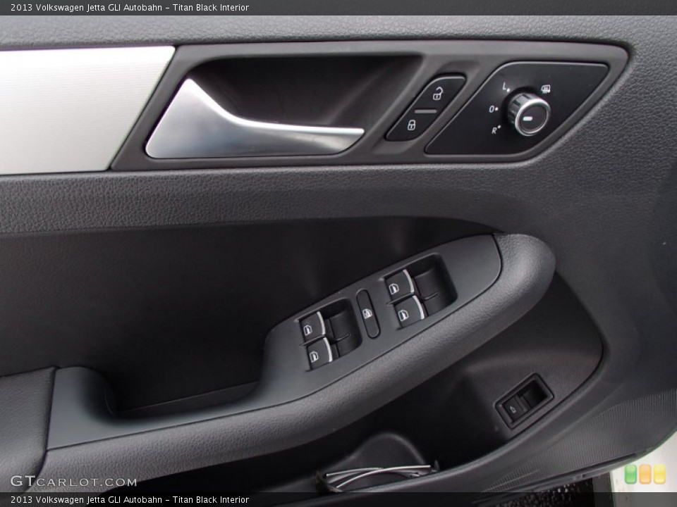 Titan Black Interior Door Panel for the 2013 Volkswagen Jetta GLI Autobahn #78936497