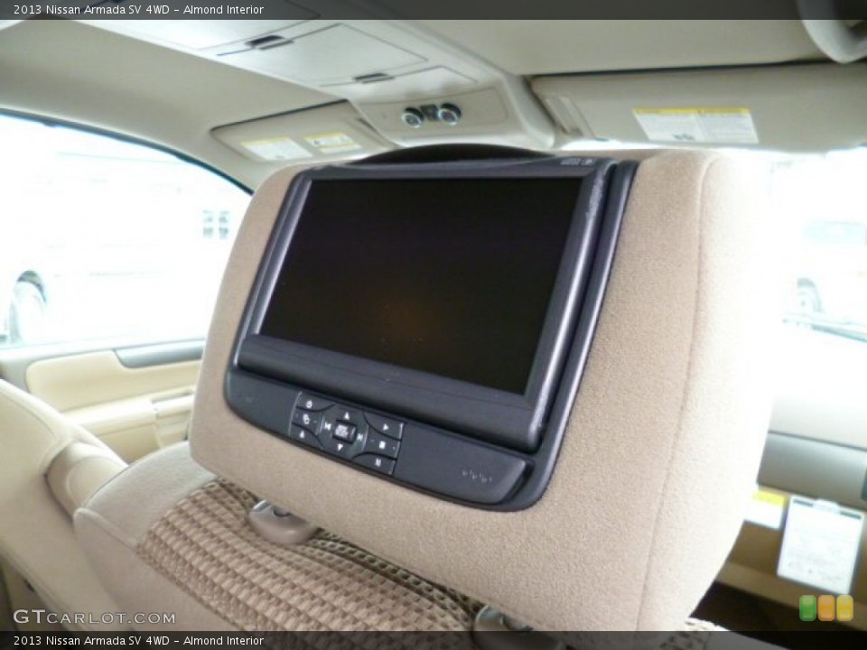 Almond Interior Entertainment System for the 2013 Nissan Armada SV 4WD #78938054