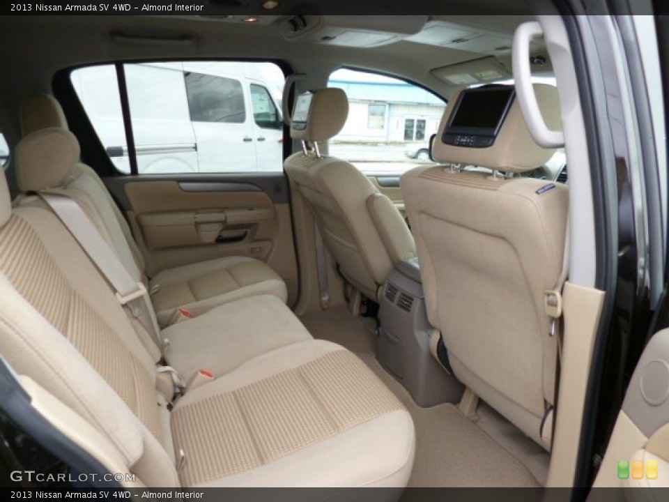 Almond Interior Rear Seat for the 2013 Nissan Armada SV 4WD #78938058