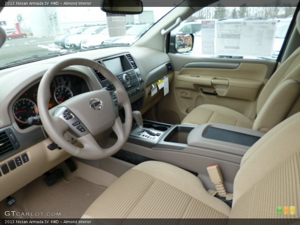 Almond 2013 Nissan Armada Interiors