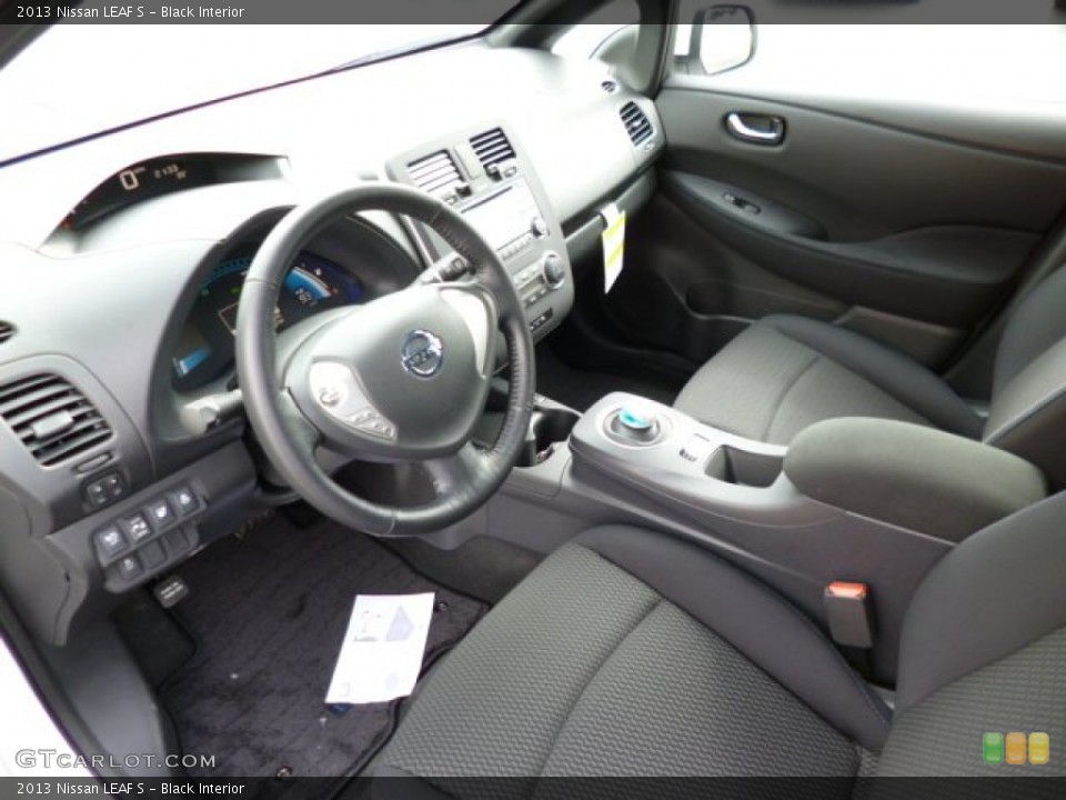 Black Interior Prime Interior for the 2013 Nissan LEAF S #78938199
