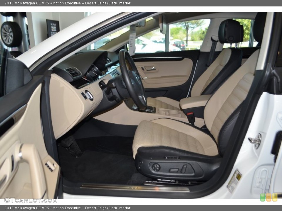 Desert Beige/Black Interior Photo for the 2013 Volkswagen CC VR6 4Motion Executive #78938631