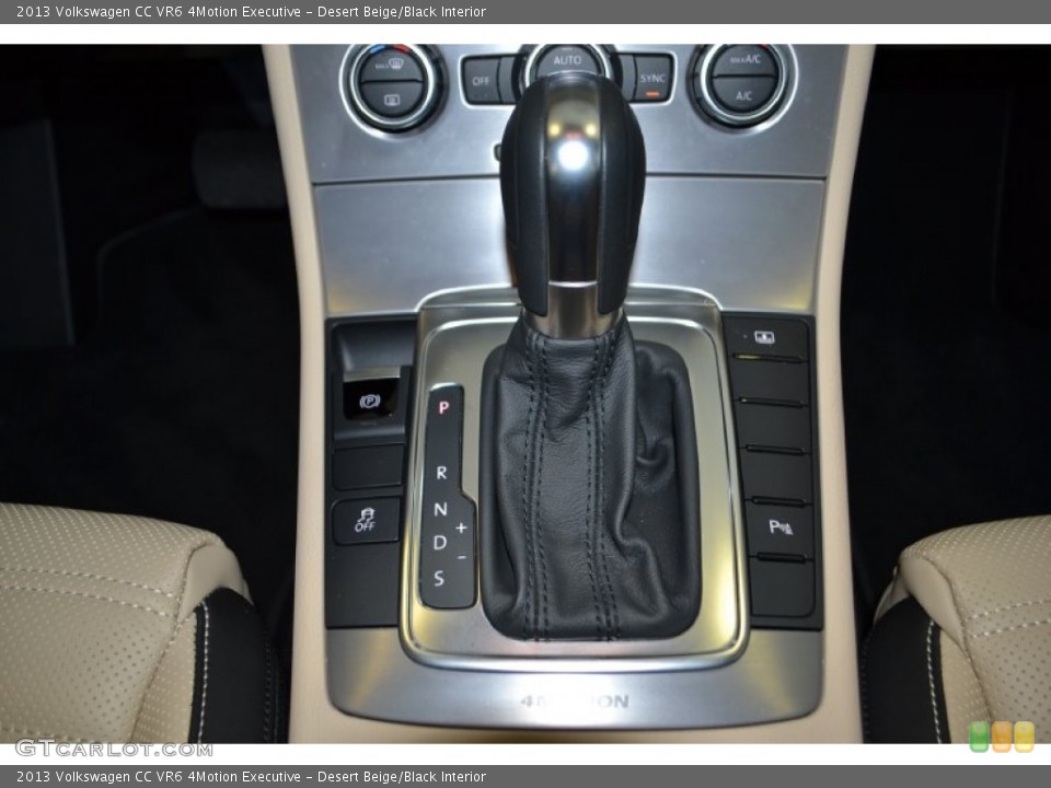 Desert Beige/Black Interior Transmission for the 2013 Volkswagen CC VR6 4Motion Executive #78938667
