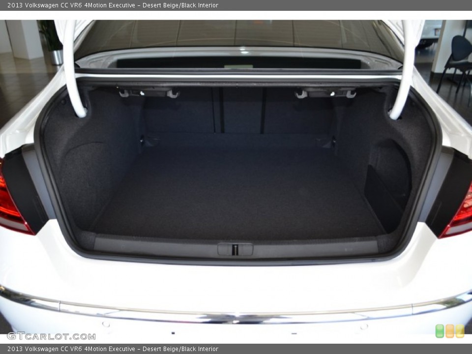 Desert Beige/Black Interior Trunk for the 2013 Volkswagen CC VR6 4Motion Executive #78938676
