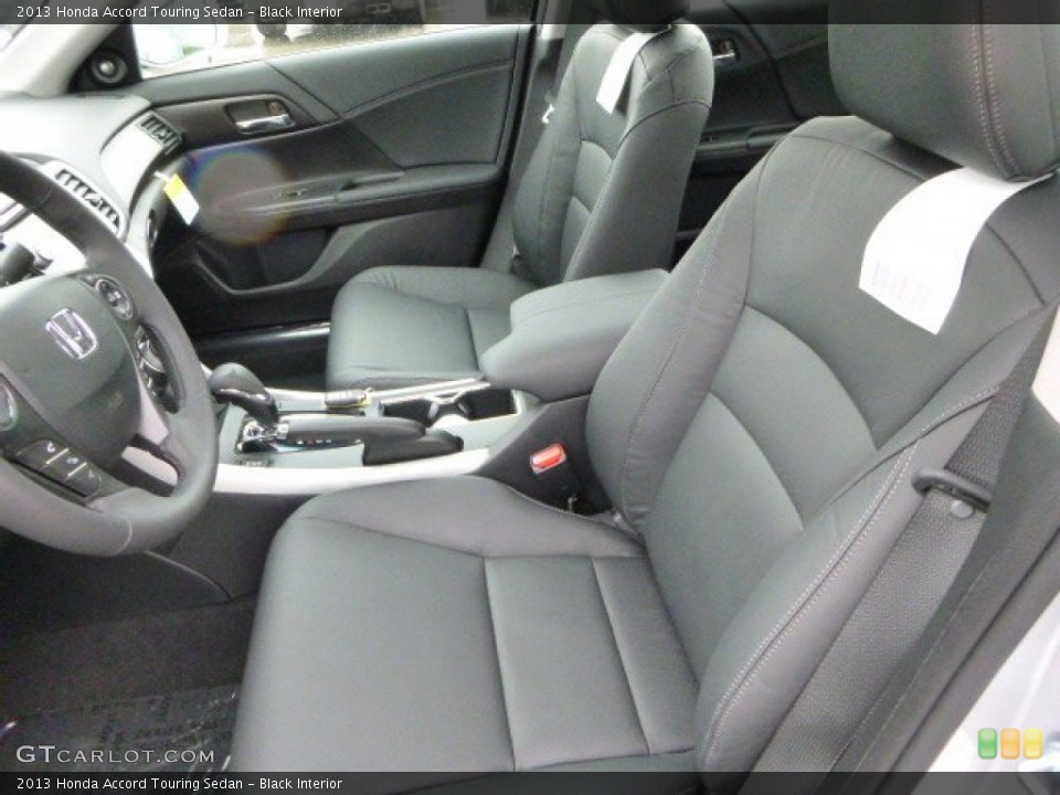 Black Interior Front Seat for the 2013 Honda Accord Touring Sedan #78941704