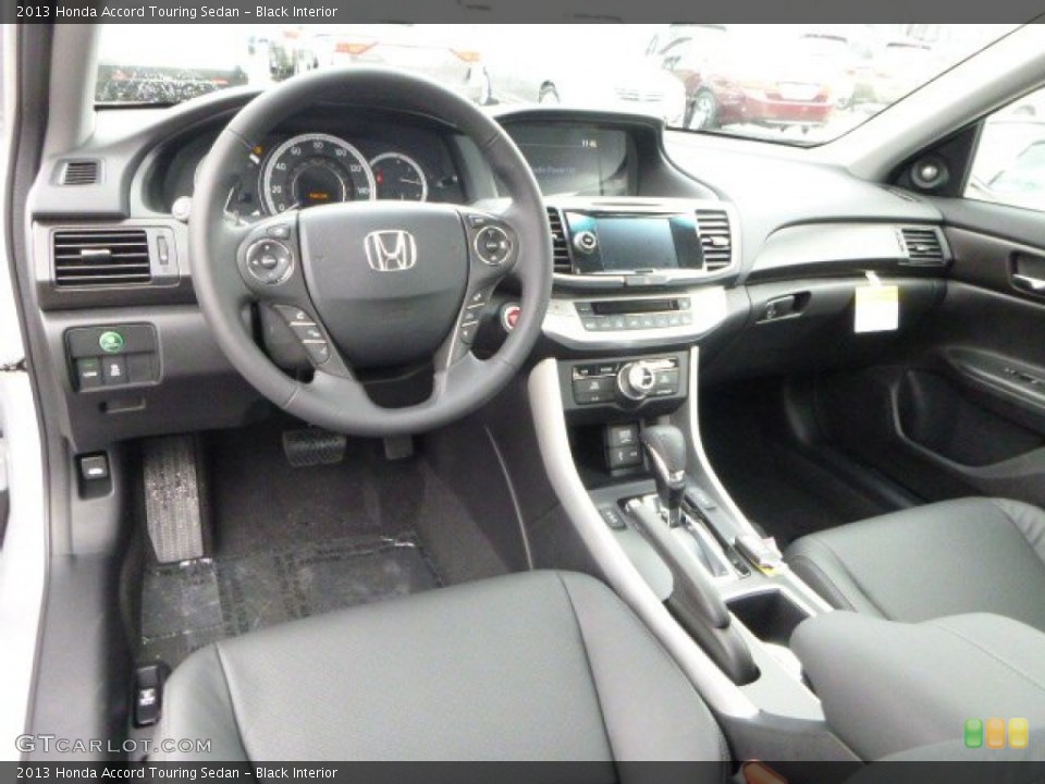 Black Interior Dashboard for the 2013 Honda Accord Touring Sedan #78941743