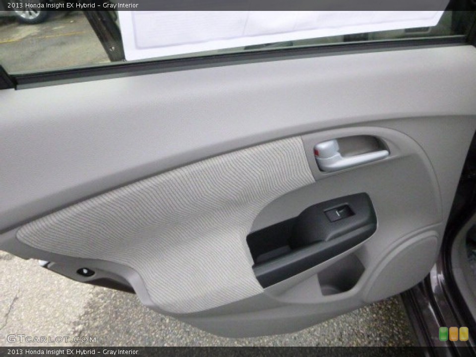 Gray Interior Door Panel for the 2013 Honda Insight EX Hybrid #78944875