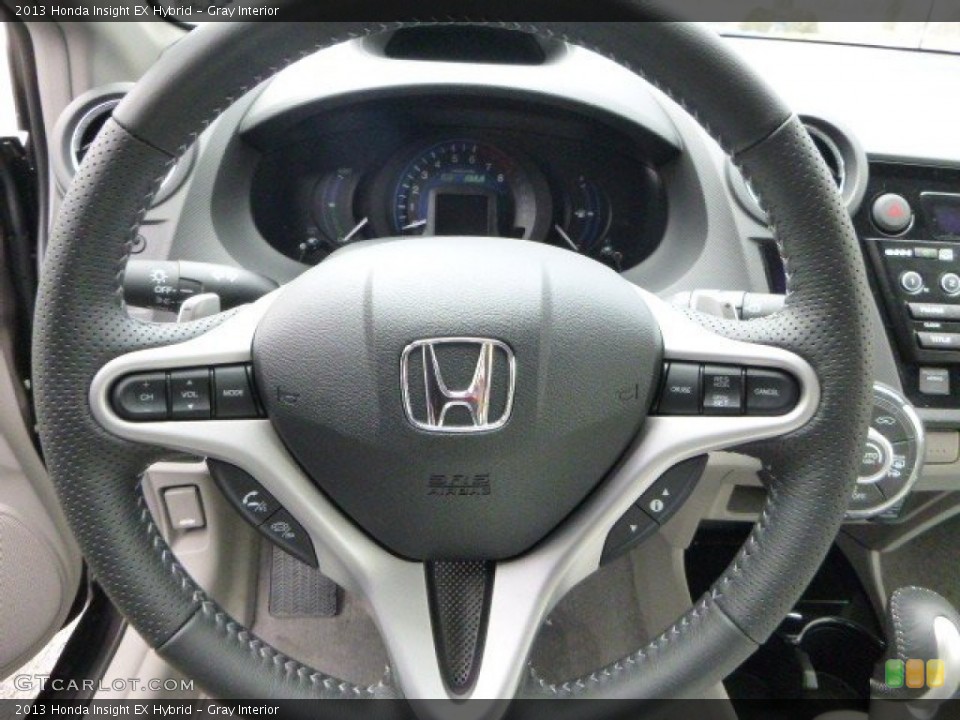 Gray Interior Steering Wheel for the 2013 Honda Insight EX Hybrid #78944947