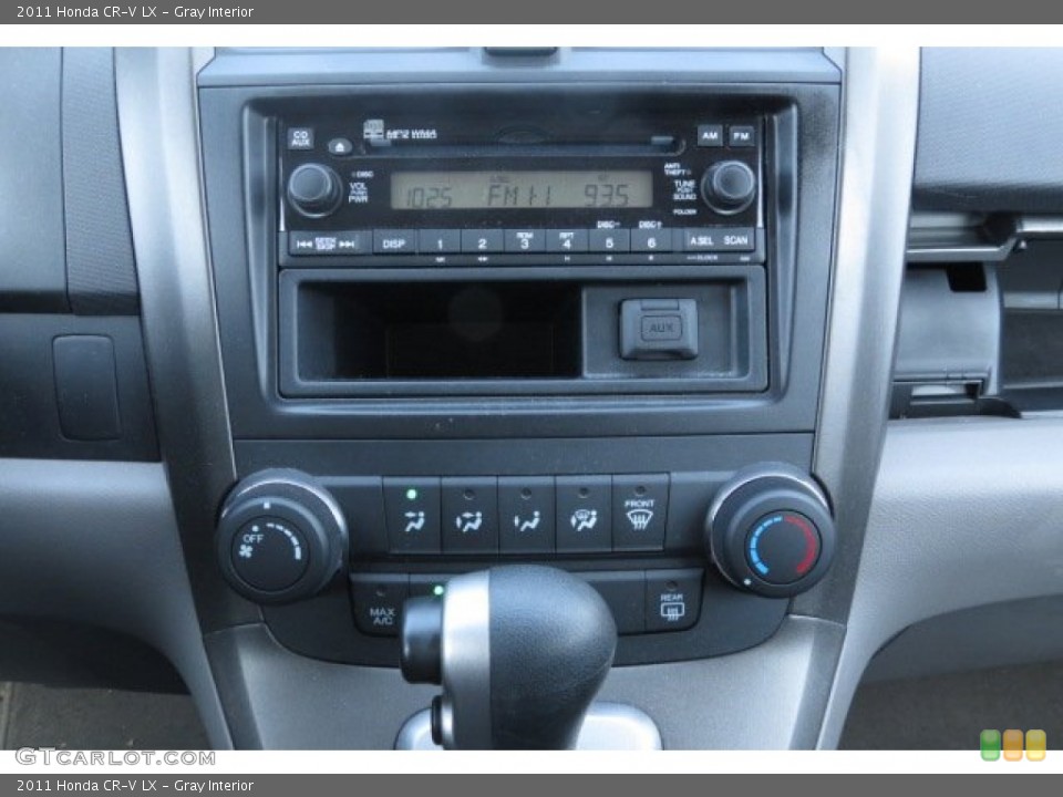 Gray Interior Controls for the 2011 Honda CR-V LX #78945770