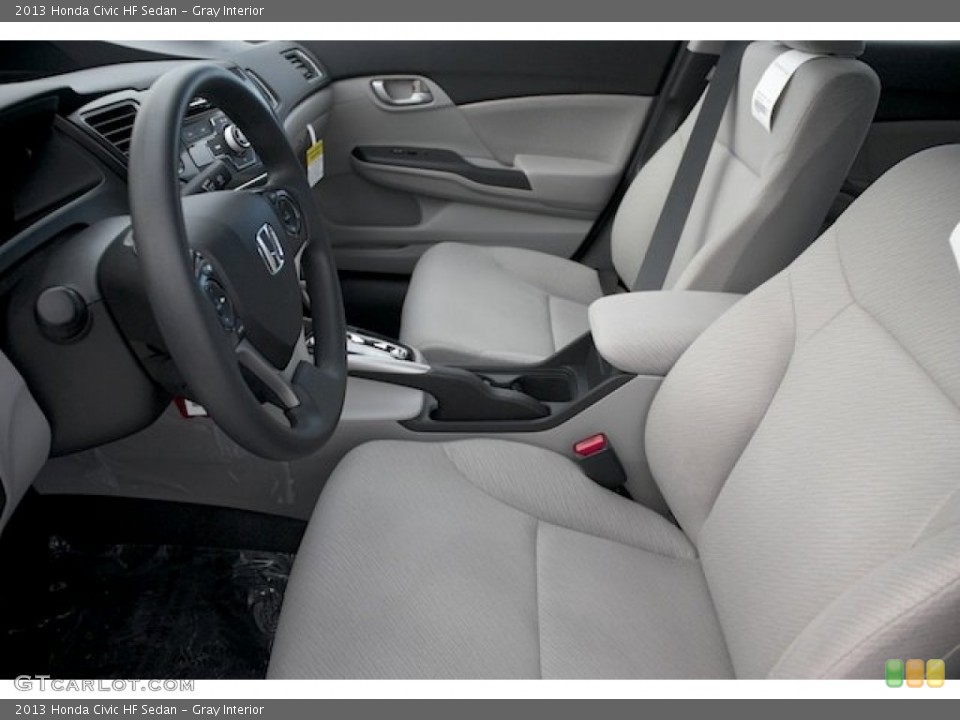 Gray Interior Photo for the 2013 Honda Civic HF Sedan #78946577
