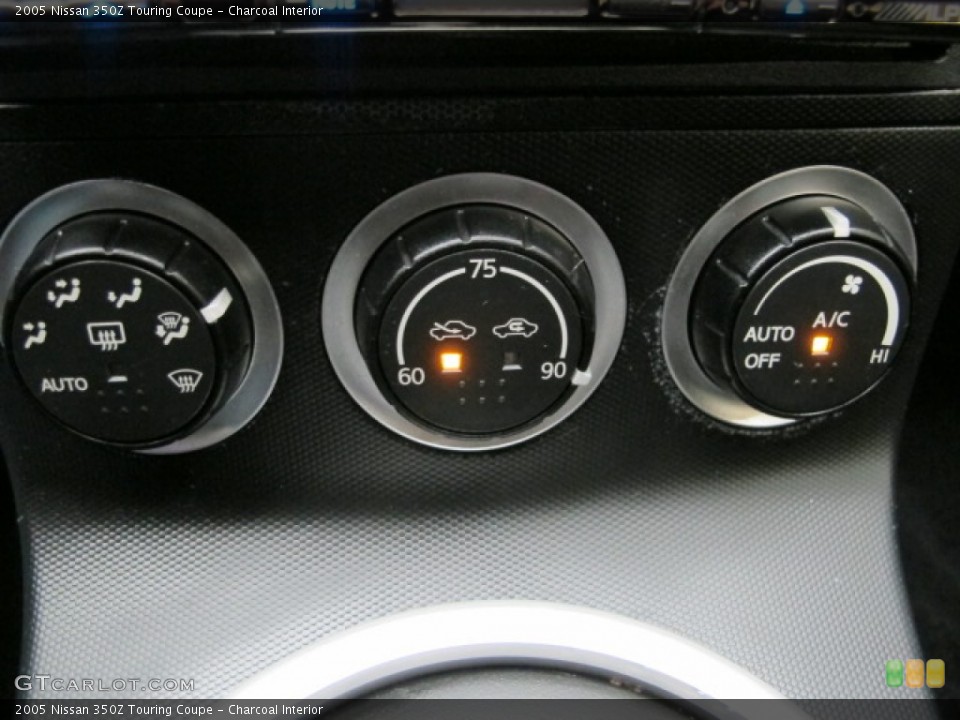 Charcoal Interior Controls for the 2005 Nissan 350Z Touring Coupe #78947080