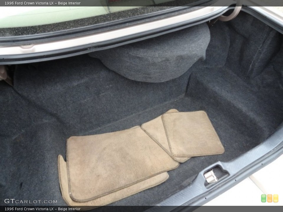 Beige Interior Trunk for the 1996 Ford Crown Victoria LX #78948512