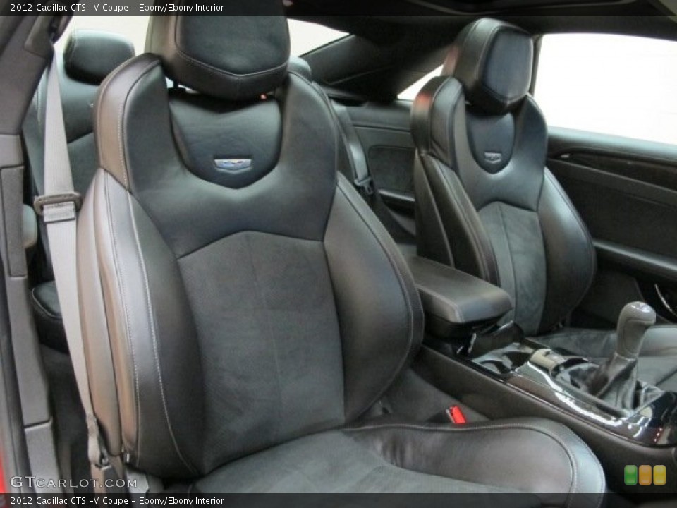 Ebony/Ebony Interior Front Seat for the 2012 Cadillac CTS -V Coupe #78949933