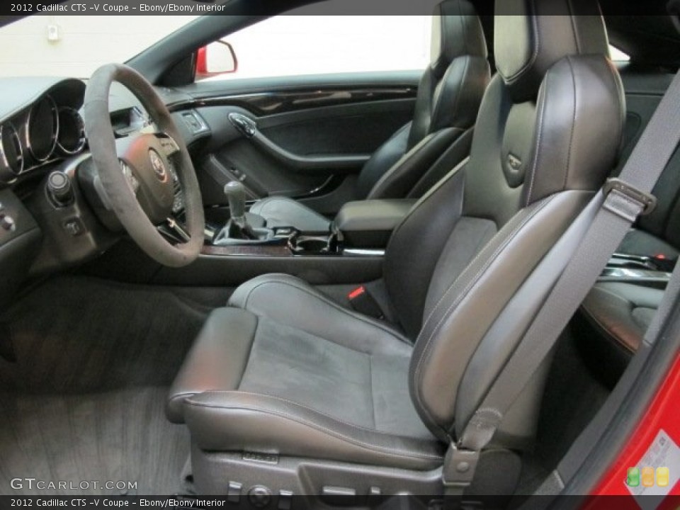 Ebony/Ebony Interior Photo for the 2012 Cadillac CTS -V Coupe #78950063