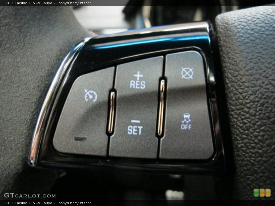 Ebony/Ebony Interior Controls for the 2012 Cadillac CTS -V Coupe #78950274