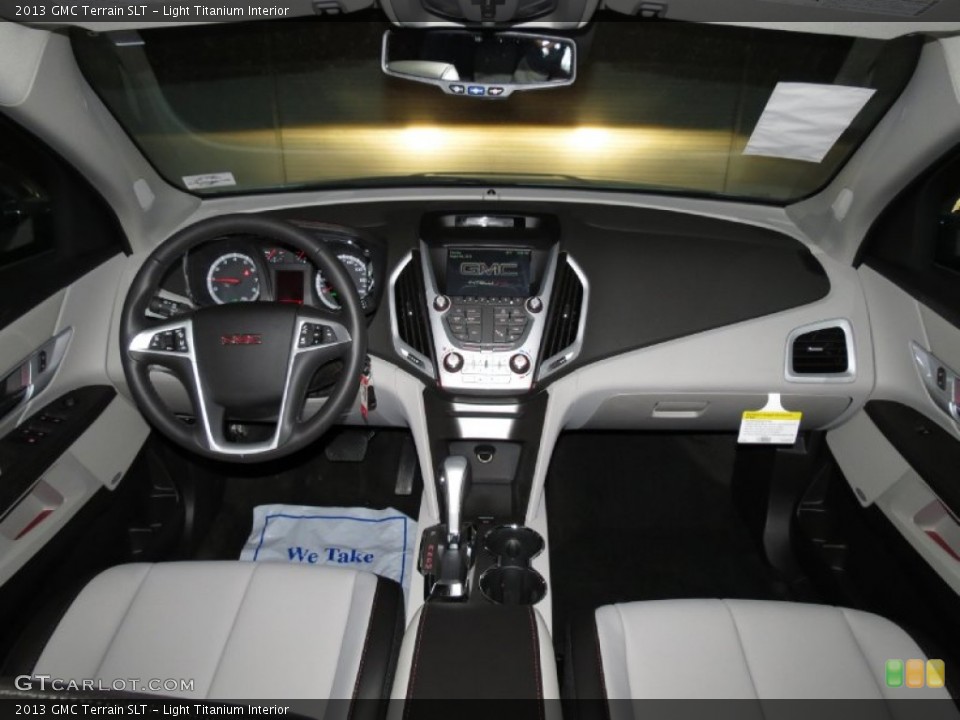 Light Titanium Interior Dashboard for the 2013 GMC Terrain SLT #78950275