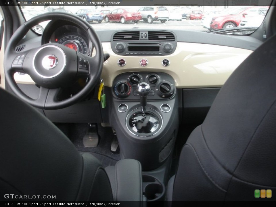 Sport Tessuto Nero/Nero (Black/Black) Interior Dashboard for the 2012 Fiat 500 Sport #78953060