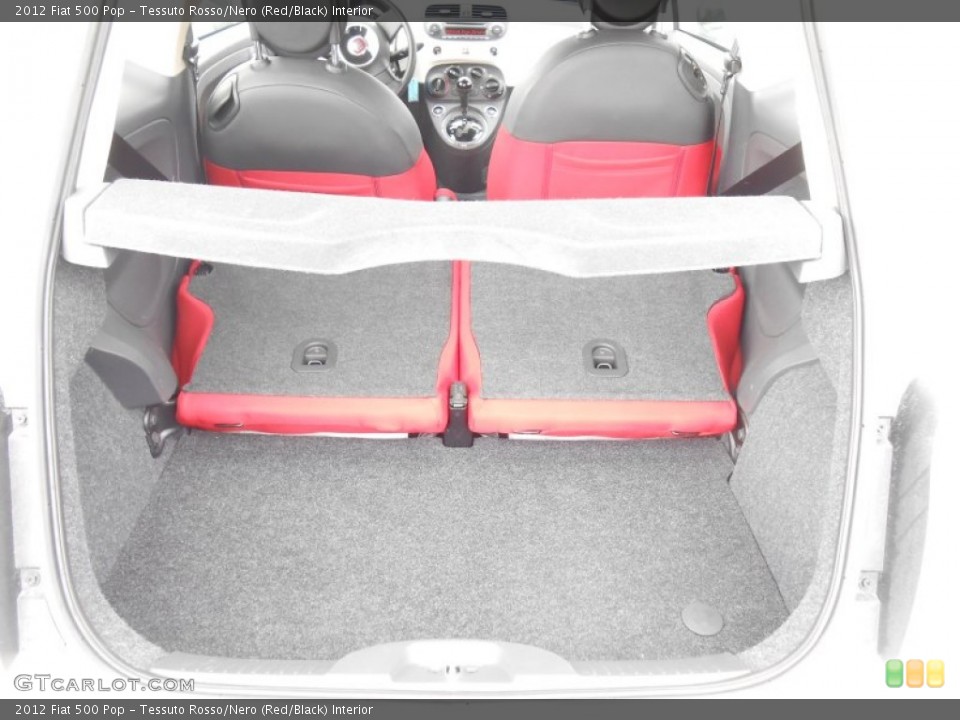 Tessuto Rosso/Nero (Red/Black) Interior Trunk for the 2012 Fiat 500 Pop #78953656