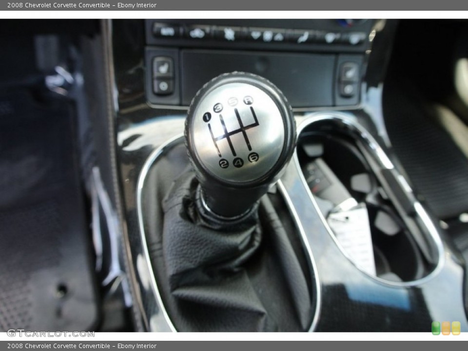 Ebony Interior Transmission for the 2008 Chevrolet Corvette Convertible #78954386
