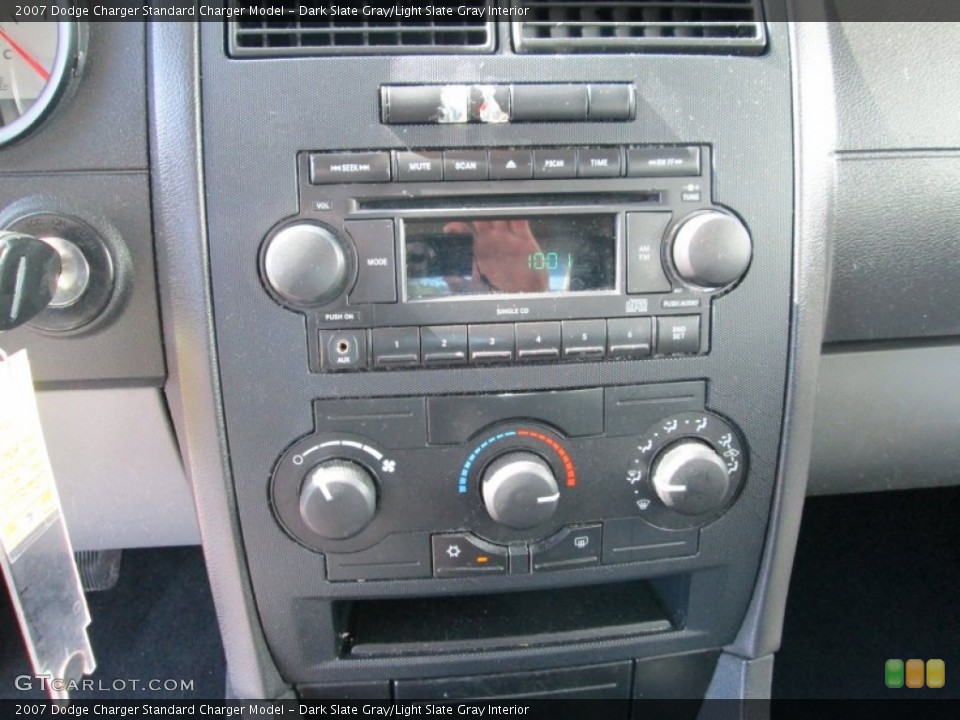 Dark Slate Gray/Light Slate Gray Interior Controls for the 2007 Dodge Charger  #78955392