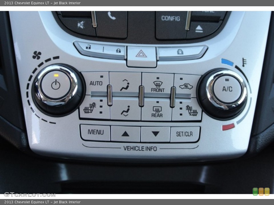 Jet Black Interior Controls for the 2013 Chevrolet Equinox LT #78956693