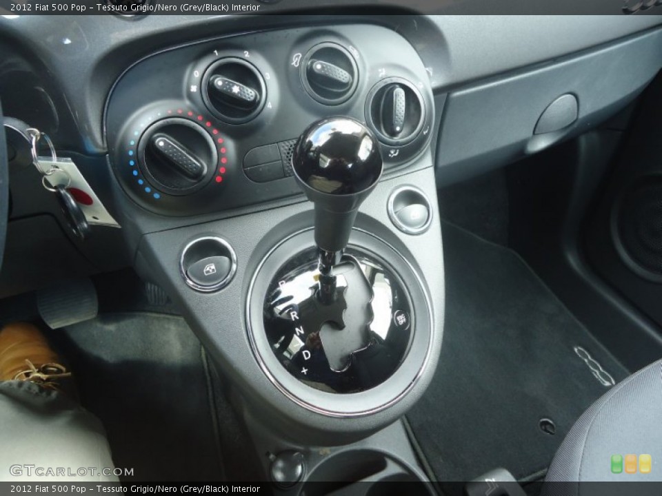 Tessuto Grigio/Nero (Grey/Black) Interior Transmission for the 2012 Fiat 500 Pop #78958342