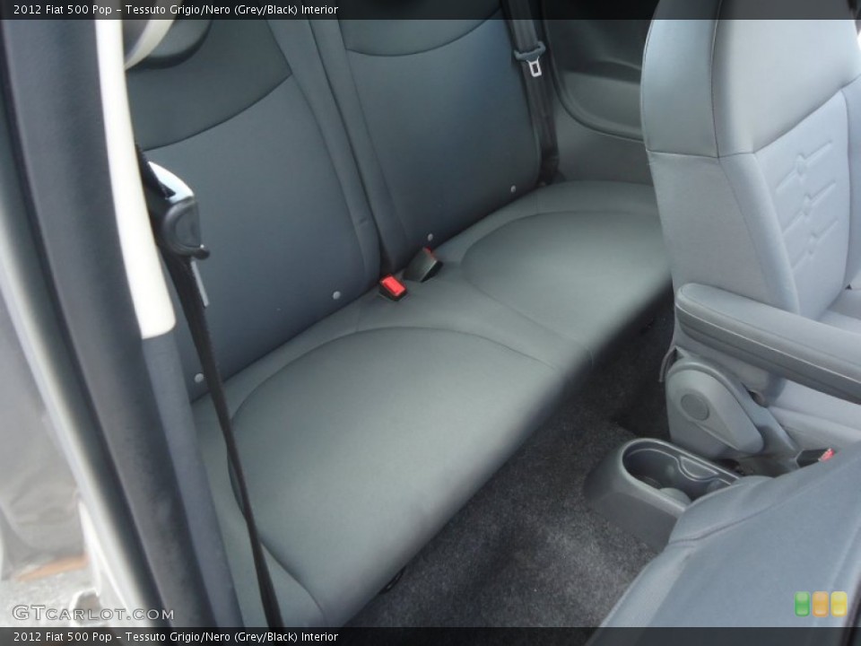 Tessuto Grigio/Nero (Grey/Black) Interior Rear Seat for the 2012 Fiat 500 Pop #78958379