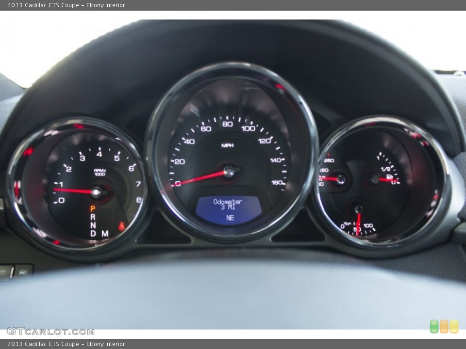 Ebony Interior Gauges for the 2013 Cadillac CTS Coupe #78959521
