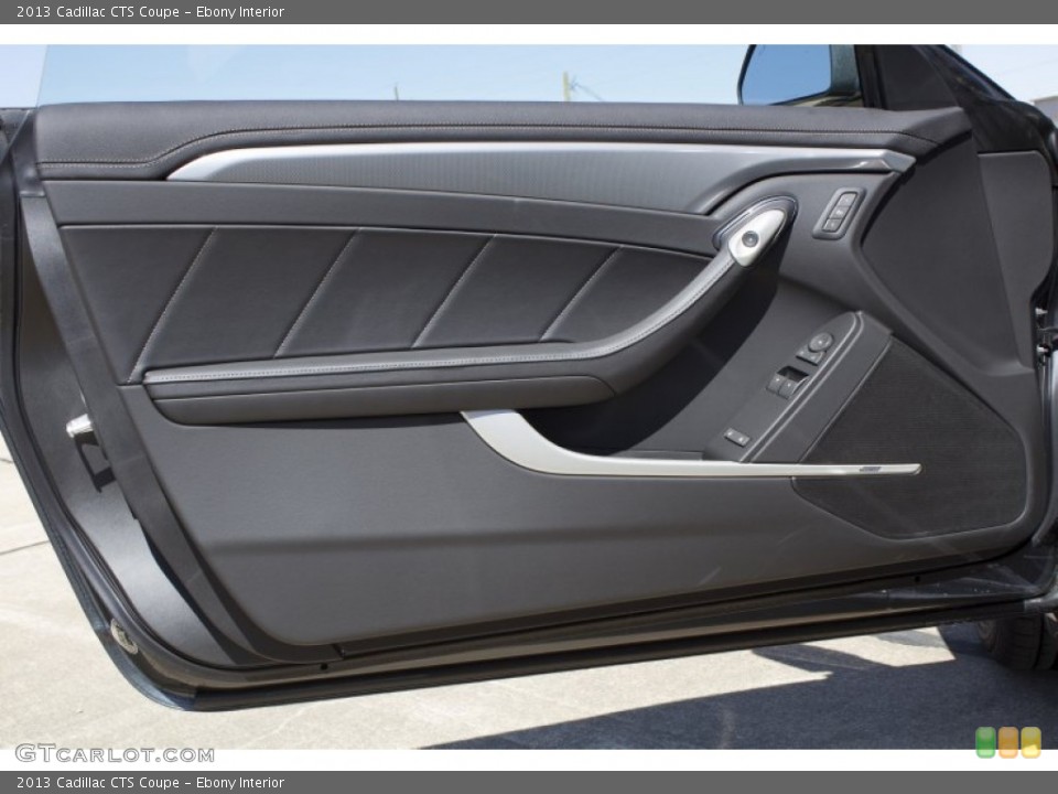 Ebony Interior Door Panel for the 2013 Cadillac CTS Coupe #78960256