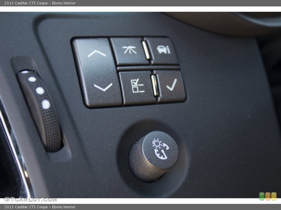 Ebony Interior Controls for the 2013 Cadillac CTS Coupe #78960493