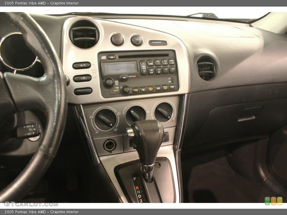 Graphite Interior Controls for the 2005 Pontiac Vibe AWD #78963468