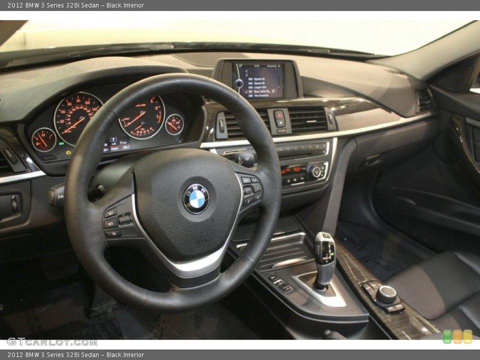 Black Interior Dashboard for the 2012 BMW 3 Series 328i Sedan #78963755