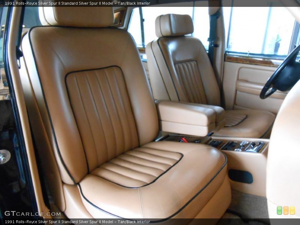 Tan/Black 1991 Rolls-Royce Silver Spur II Interiors