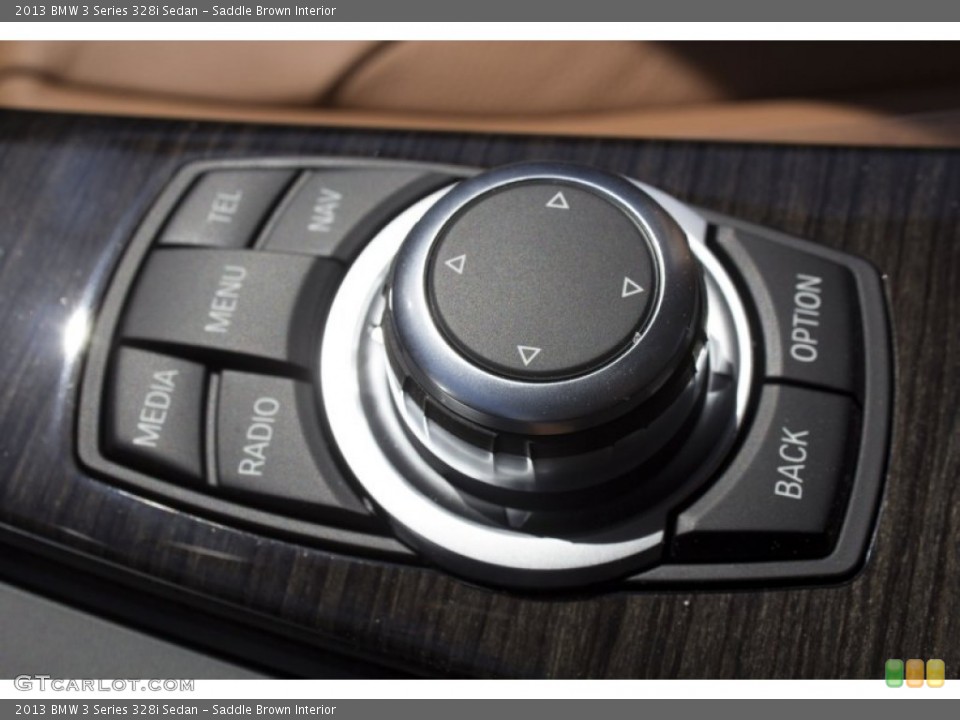 Saddle Brown Interior Controls for the 2013 BMW 3 Series 328i Sedan #78964210