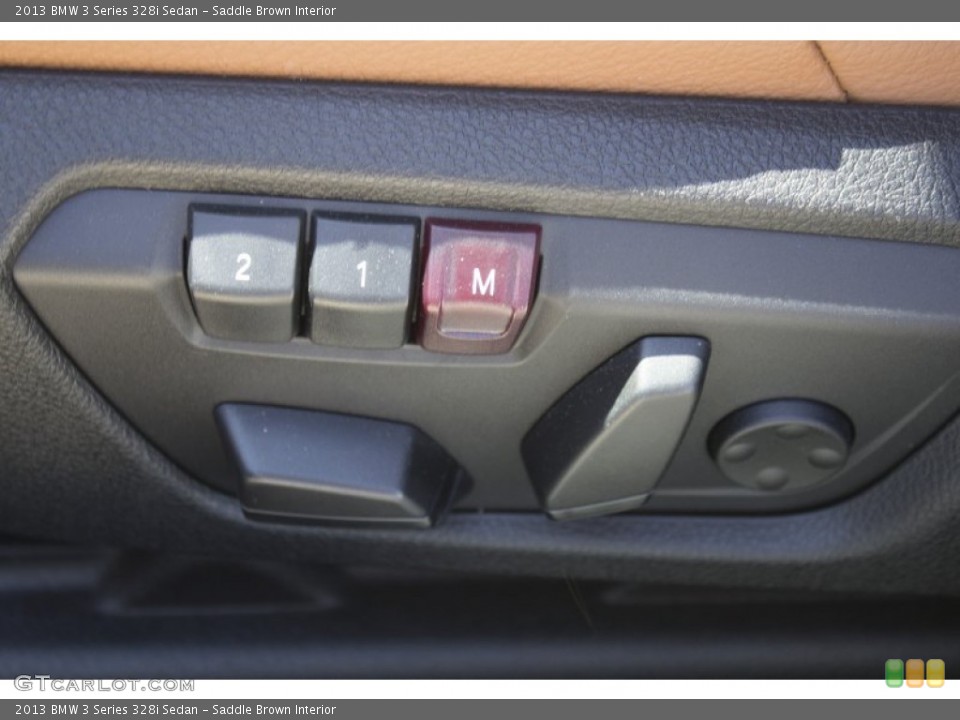 Saddle Brown Interior Controls for the 2013 BMW 3 Series 328i Sedan #78964334