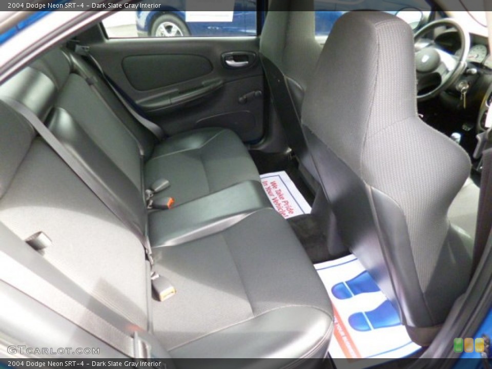Dark Slate Gray Interior Rear Seat for the 2004 Dodge Neon SRT-4 #78965940
