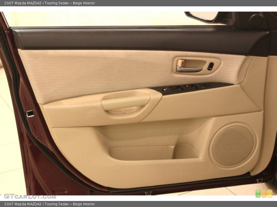 Beige Interior Door Panel for the 2007 Mazda MAZDA3 i Touring Sedan #78965965