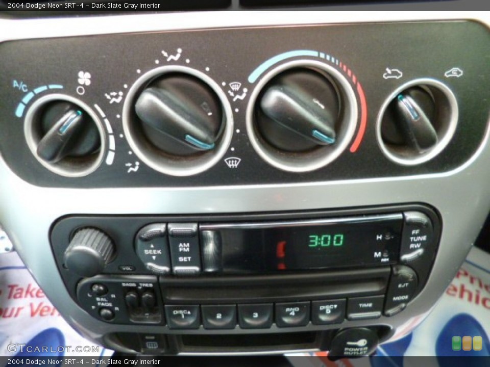 Dark Slate Gray Interior Controls for the 2004 Dodge Neon SRT-4 #78966049