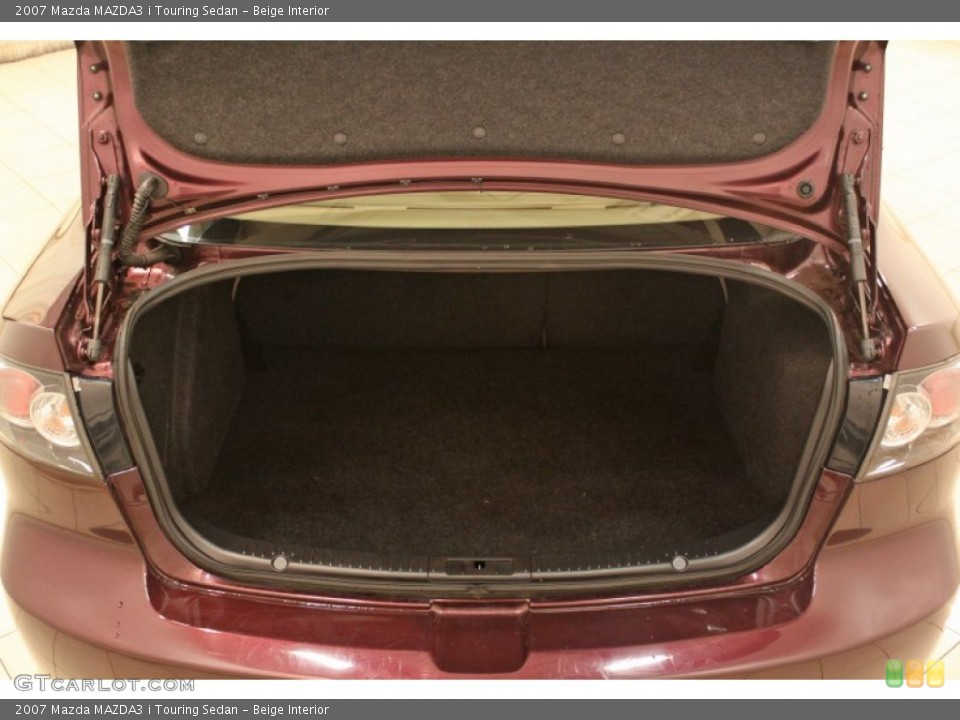 Beige Interior Trunk for the 2007 Mazda MAZDA3 i Touring Sedan #78966160