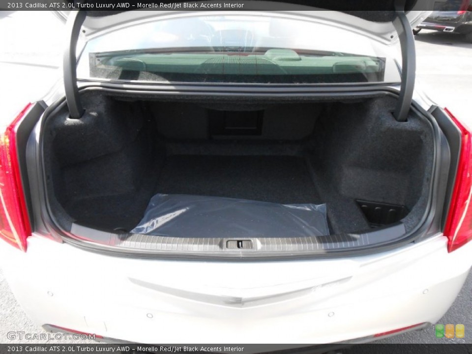 Morello Red/Jet Black Accents Interior Trunk for the 2013 Cadillac ATS 2.0L Turbo Luxury AWD #78966189