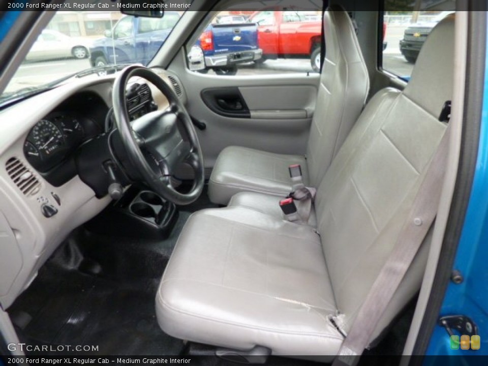 Medium Graphite Interior Front Seat for the 2000 Ford Ranger XL Regular Cab #78966292