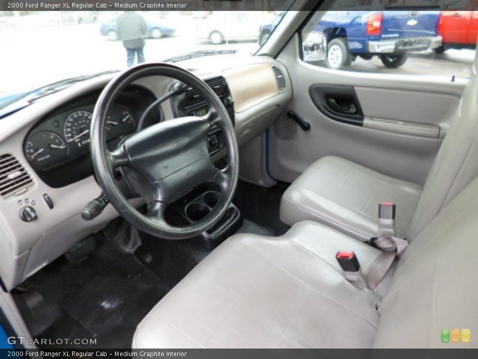 Medium Graphite 2000 Ford Ranger Interiors