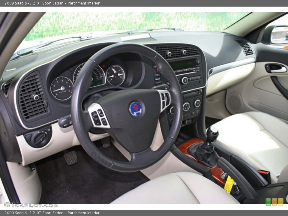Parchment Interior Photo for the 2009 Saab 9-3 2.0T Sport Sedan #78966490