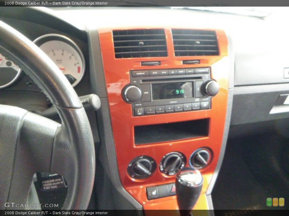 Dark Slate Gray/Orange Interior Controls for the 2008 Dodge Caliber R/T #78968439