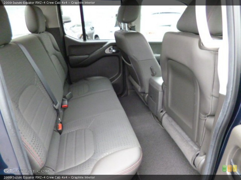Graphite Interior Rear Seat for the 2009 Suzuki Equator RMZ-4 Crew Cab 4x4 #78972471